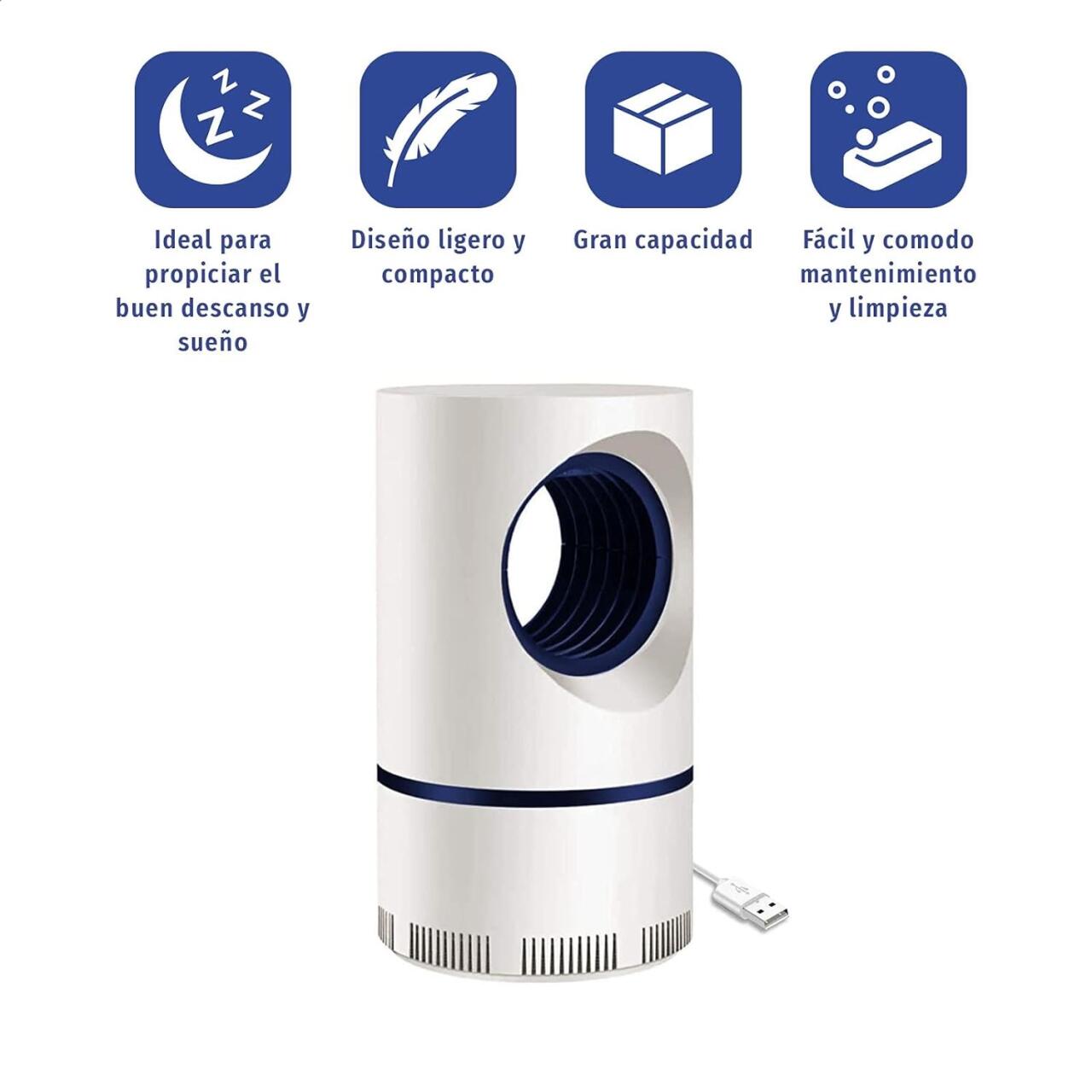 ViralZap – Lámpara Mata Mosquitos USB Silenciosa