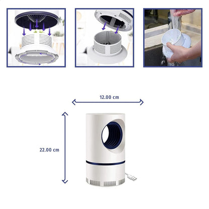 ViralZap – Lámpara Mata Mosquitos USB Silenciosa
