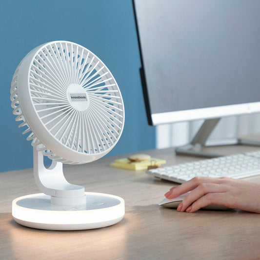 ViralWind – Ventilador Recargable con LED